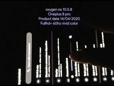 Problem display oneplus 8 pro after update oxygen os 10.5.8| it's awful!!