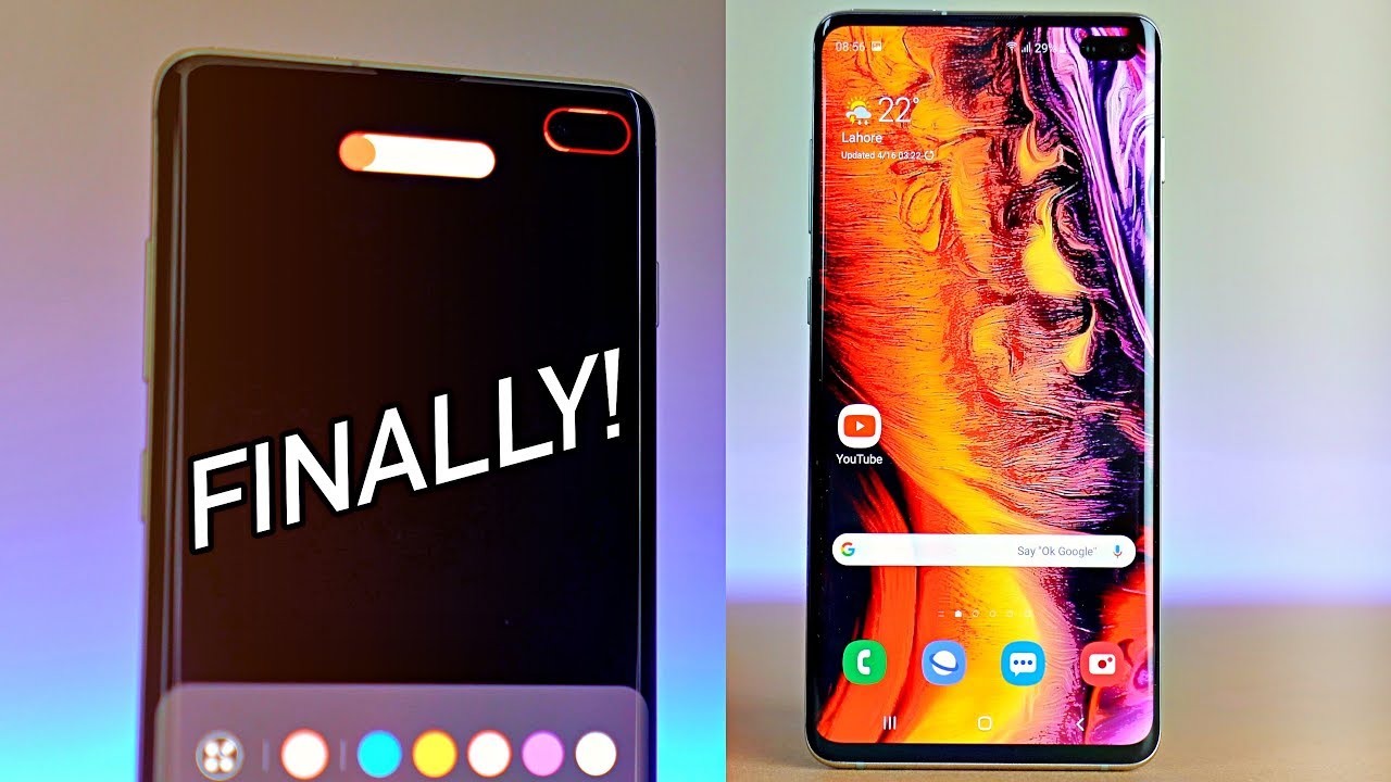 Samsung Galaxy S10 OFFICIAL LED RING Notification! Good Lock 2019 Features!