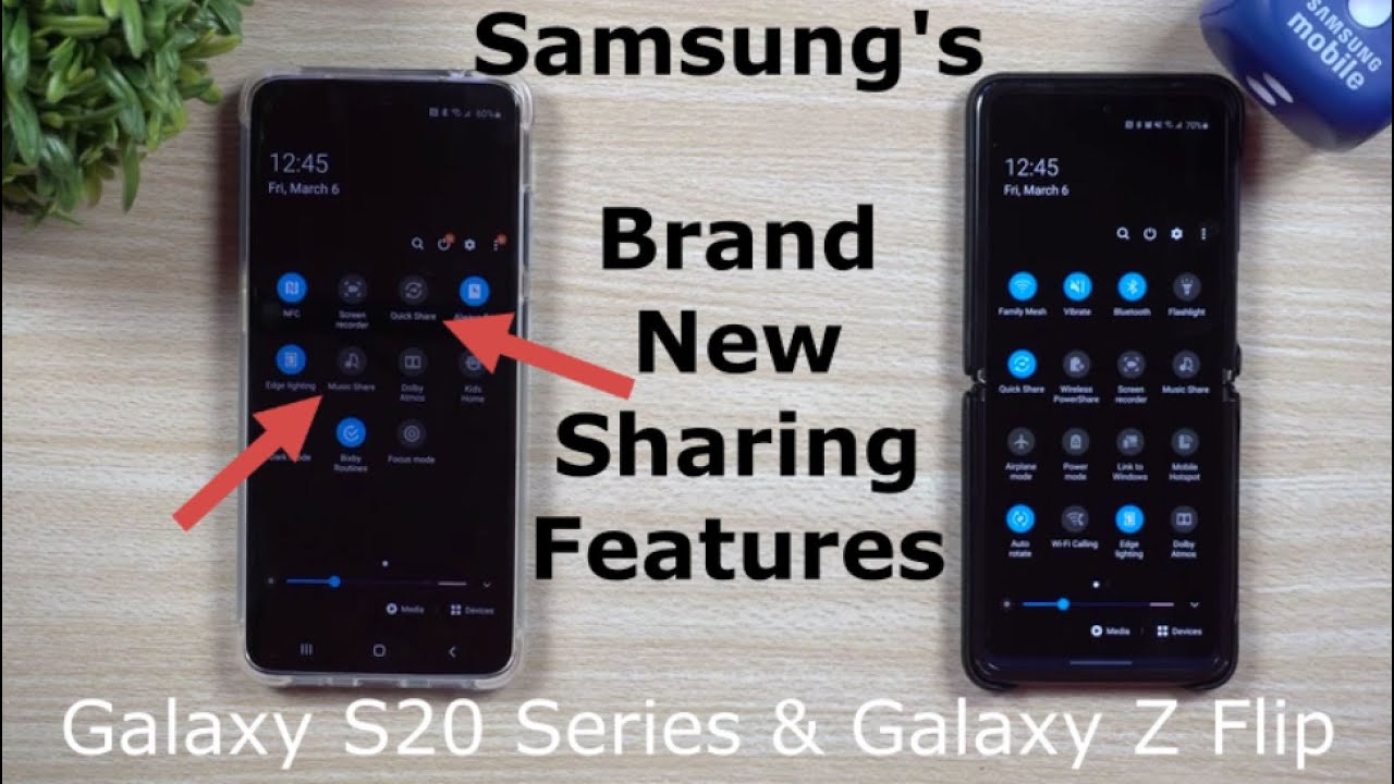 Samsung's Brand New QUICK SHARE & MUSIC SHARE - On Galaxy S20 Series