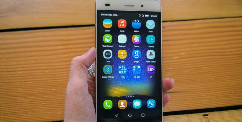    Huawei P8 Lite -  7