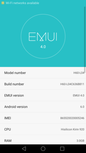 Download Marshmallow On Honor 6 H60-L04 With B811
