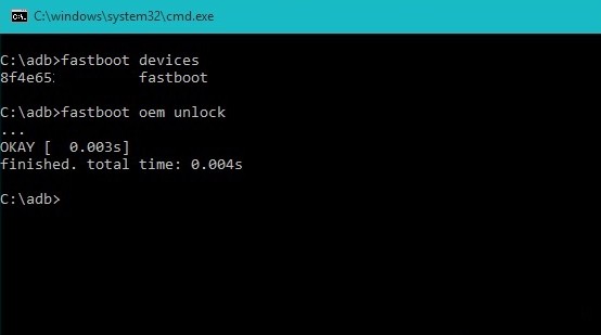 unlock bootloader on OnePlus 3