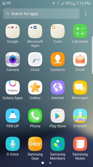 Download Note 7 ROM app drawer Screenshots