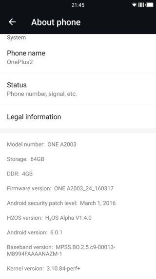 official hydrogen os for oneplus 3