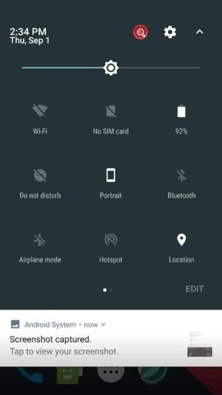 cyanogenmod 14 notification panel nougat screenshots