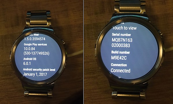 Download Android Wear 1.5 January 2017 Security Update huawei watch ota