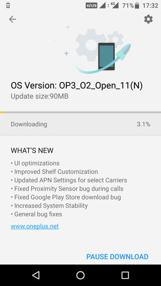 Download and install open beta 11 for OnePlus 3 and OnePlus 3T