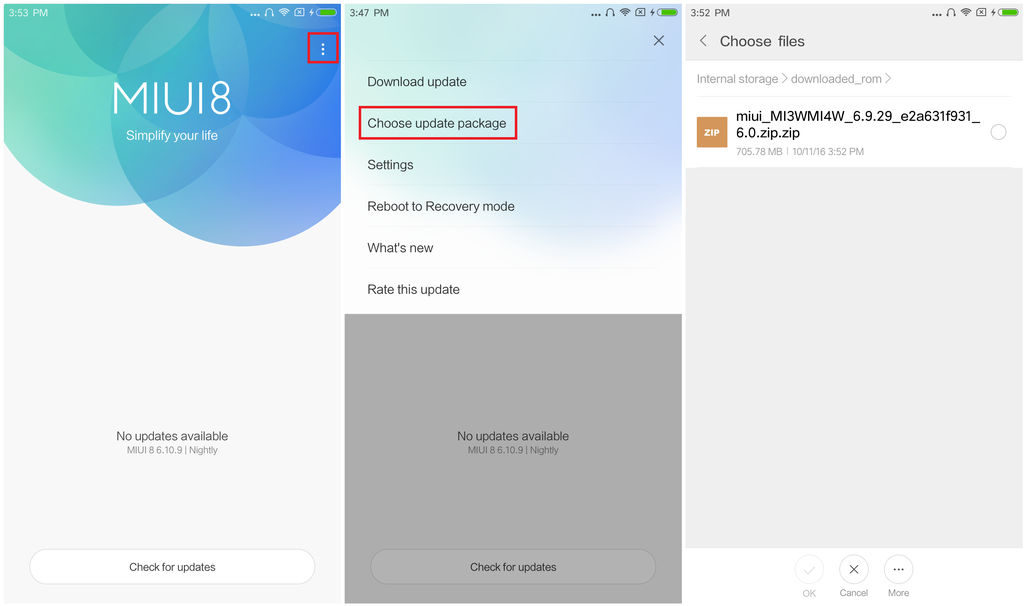 how to update Xiaomi devices via stock recovery