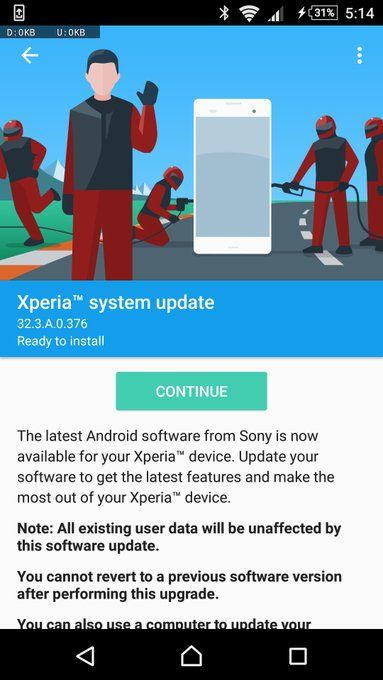 Download Android 7.0 Nougat 32.3.A.0.376 firmware for Xperia Z5 Z3 Z4
