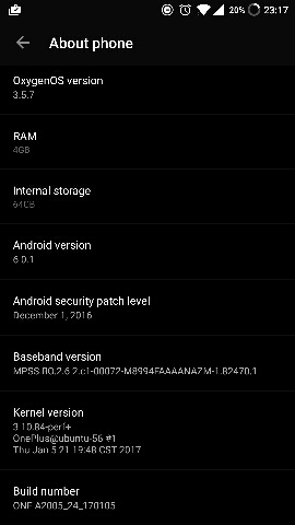 Download OXygen OS 3.5.7 for Onelus 2