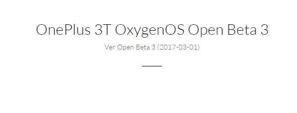 OnePlus 3T OxygenOS Open Beta 3 _ Downloads