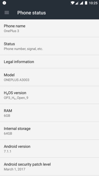 Open Beta 12 based on Android 7.1.1 Nougat with March security update