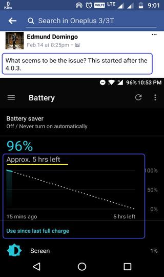 oneplus 3 battery drain issue_androidsage
