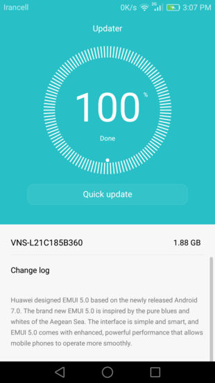 P9 lite EMUI 5.0 Nougat update