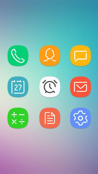 Samsung galaxy S8 theme icons Dream UX port