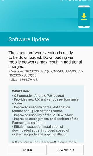 nougat 7.0 for Samsung Galaxy note 5 SM-N920C