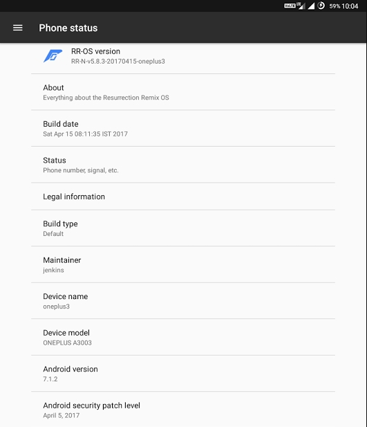 Android 7.1.2 Nougat update for OnePlus 3-3T available via Resurrection Remix 5.8.3
