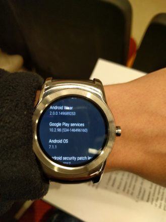 Download Android Wear 2.0 official OTA update on LG Watch Urbane first gen and how to install