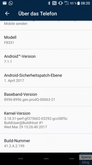 Download Sony Xperia XZ adn X Performance 41.2.A.2.199 full FTF firmware update