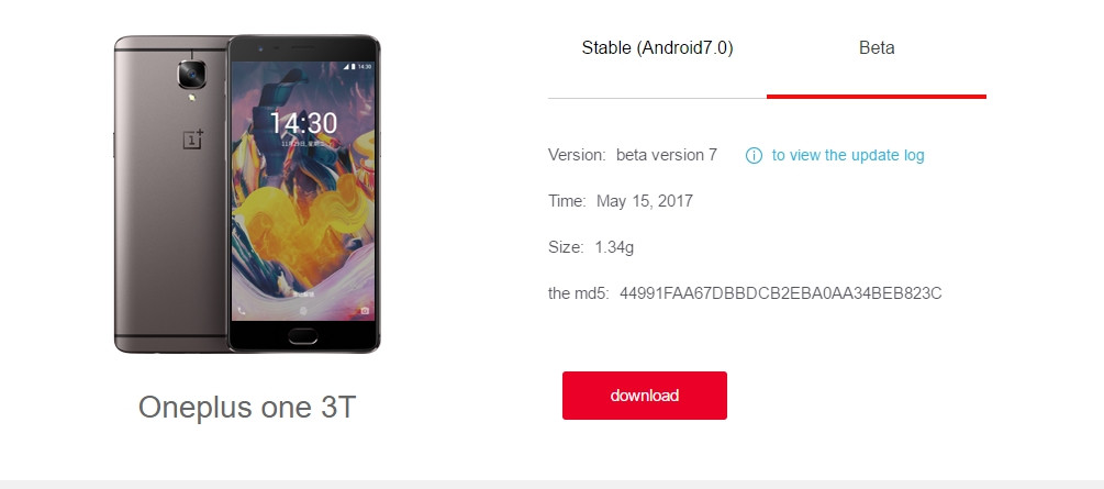 Download Hydrogen OS (H2OS) Open Beta 7 for OnePlus 3T and Beta 13 for OnePlus 3