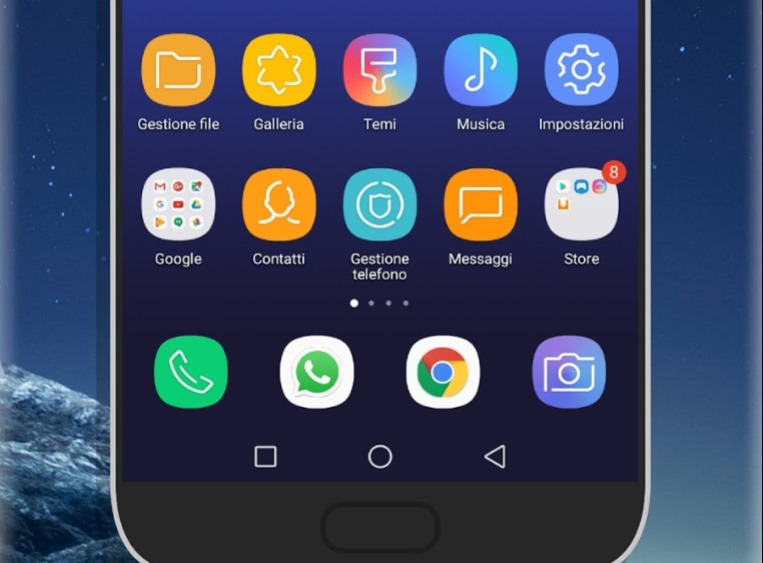 Download Samsung Galaxy S8 theme for Huawei Devices On EMUI