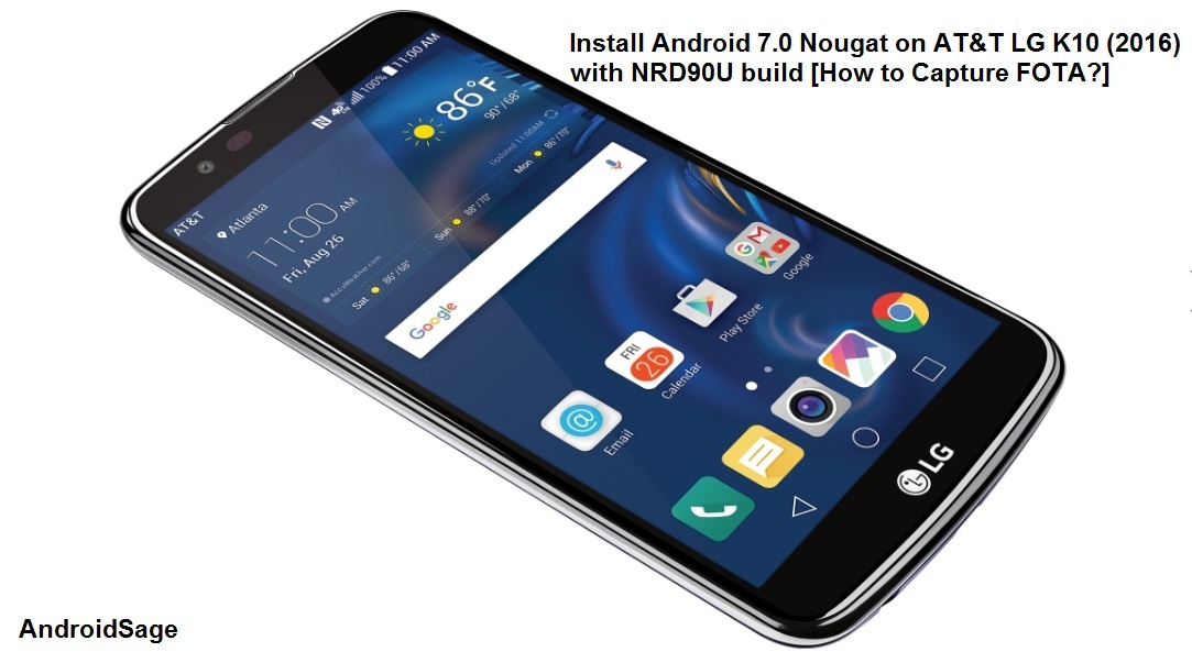 Install Android 7.0 Nougat for AT&T LG K10 2016