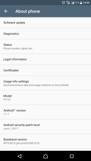 Xperia-X compact ultra Android-7.1.1-update-download