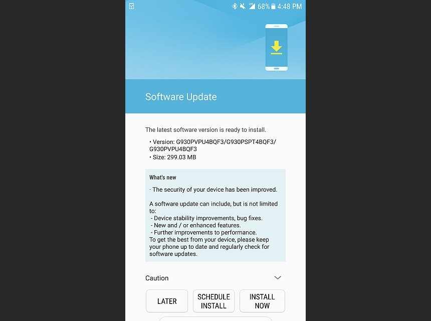 Galaxy S7 June Update Sprint