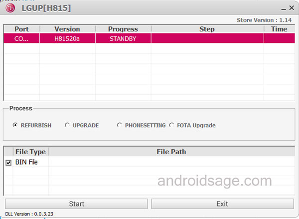 How to flash Nougat firmware update onto LG G4 using LGUP