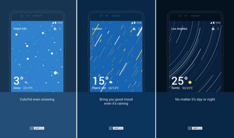 OnePlus weather app