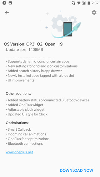 Oxygen OS Open Beta 19 and 10 Screenshot_20170703-143759