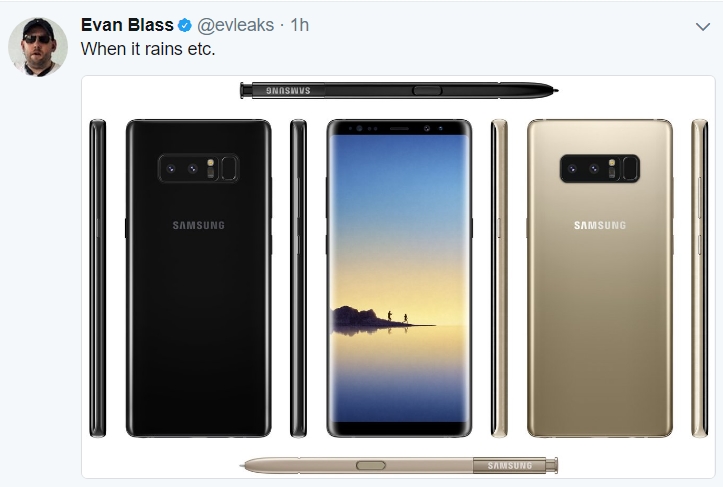 Galaxy Note 8 dual Camera