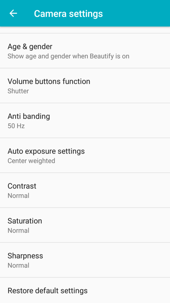 Xiaomi Mi A1 Ported Camera App