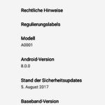 oneplus one Lineage OS 15 Android 8.0 oreo
