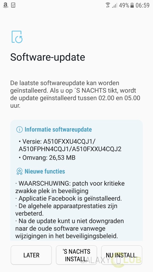 October security patch for Galaxy A5 (2016/2017)