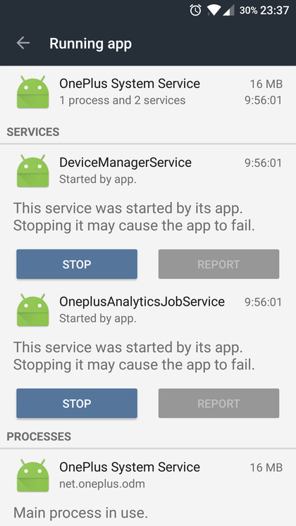 Disabling OneplusAnalyticsJobService 