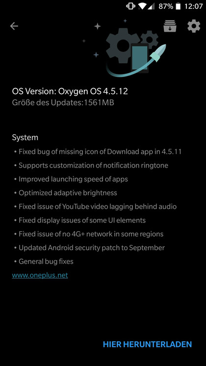 Download Oxygen OS 4.5.11 OTA update zip