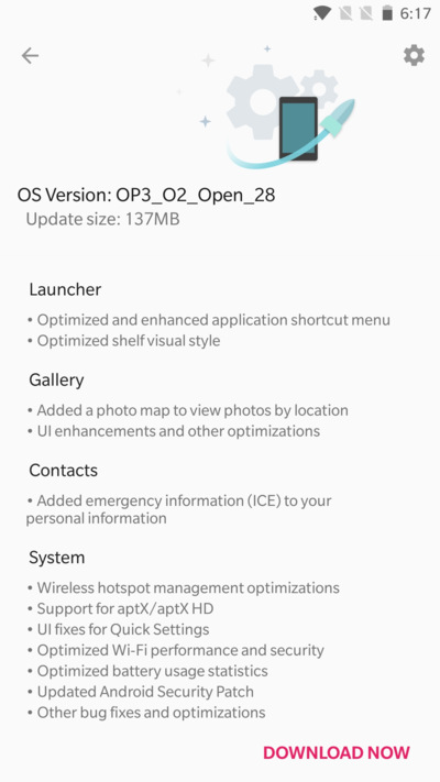 OnePlus 3-3T Open Beta 28 and Open Beta 19 update log download and install