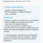 US Snapdragon unlocked s8+ December update OTA download screenshot