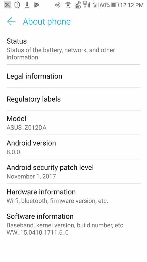 Zenfone 3 oreo update download