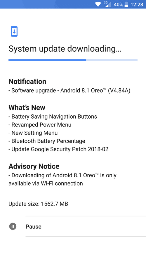 Nokia releases Android 8.1 Oreo update