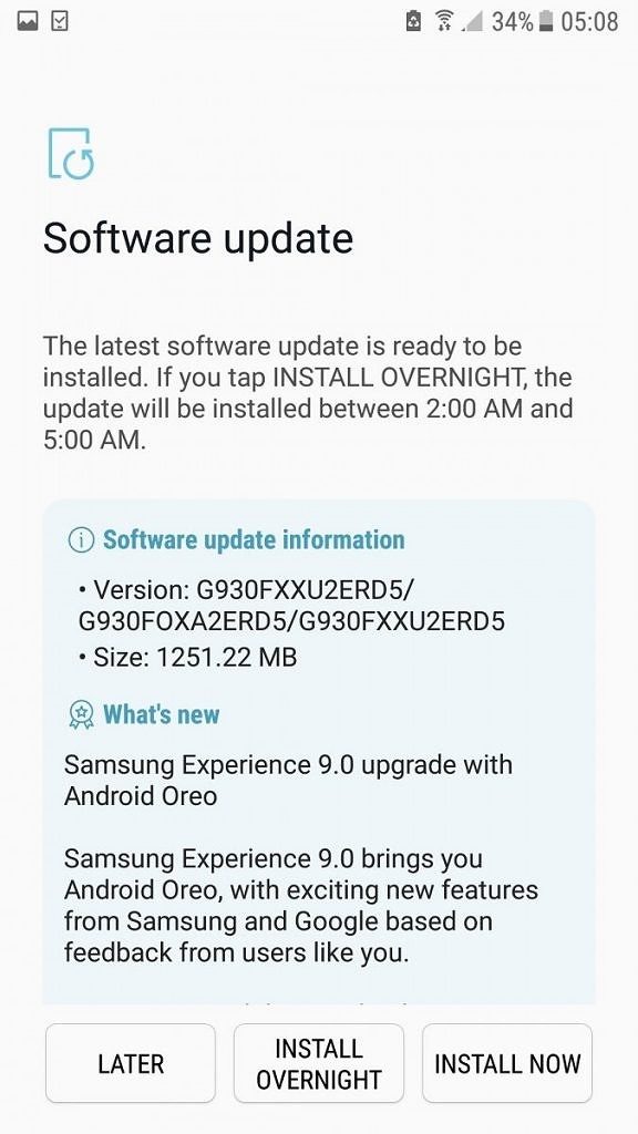 UK-unlocked-Samsung-Galaxy-S7-Android-Oreo-G930FXXU2ERD5-G935FXXU2ERD5