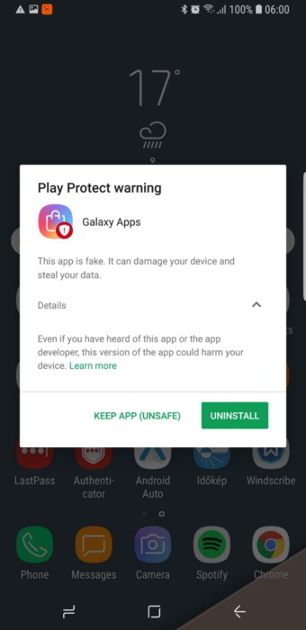 Google Play Protect Flagging Samsung Galaxy App Store as Dangerous and Fake