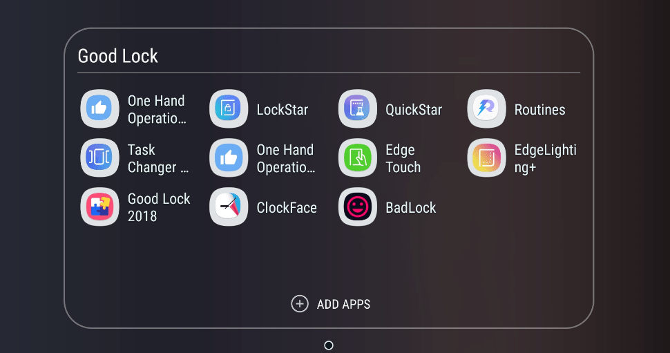 Good Lock 2018 Apps updated APK Download lockstar quickstar clockface one hand gestur