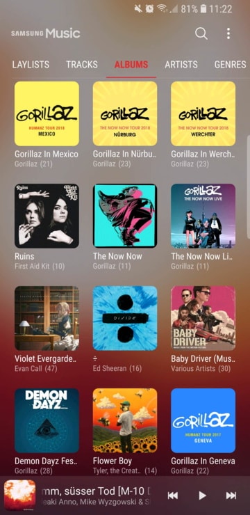 Samsung Music latest screenshots