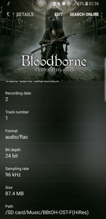 Samsung Music latest version supports flac formats