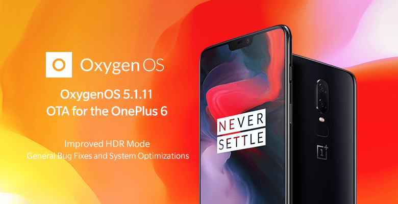 Download and Install Oxygen OS 5.1.11 for OnePlus 6 OTA Update