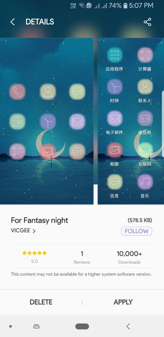 Fantasy night icon pack Screenshot_20180914-170746_Samsung Themes