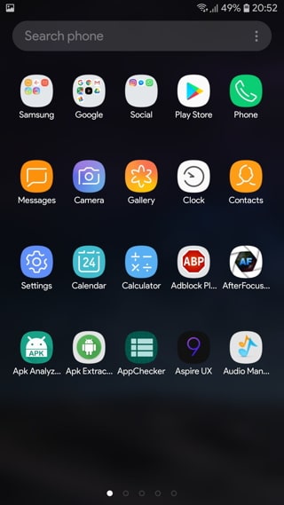 Samsung Experience 10 Launcher Home screenshot5 min