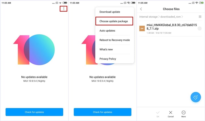 how to update xiaomi phones to miui 10 global stable